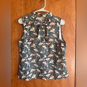 Moth Pattern Blouse